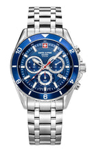 Laden Sie das Bild in den Galerie-Viewer, Swiss Alpine Military Herren Uhr Analog Quarz Chronograph 7034.9135SAM Edelstahl