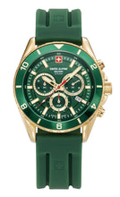 Laden Sie das Bild in den Galerie-Viewer, Swiss Alpine Military Herren Uhr Analog Quarz Chronograph 7034.9814SAM Silikon