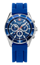 Laden Sie das Bild in den Galerie-Viewer, Swiss Alpine Military Herren Uhr Analog Quarz Chronograph 7034.9835SAM Silikon