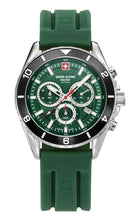 Laden Sie das Bild in den Galerie-Viewer, Swiss Alpine Military Herren Uhr Analog Quarz Chronograph 7034.9838SAM Silikon