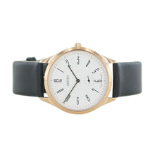 Laden Sie das Bild in den Galerie-Viewer, Aristo Bauhaus 1069 Herren Uhr Edelstahl 0H16 Leder