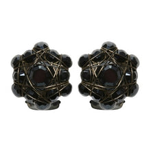 Laden Sie das Bild in den Galerie-Viewer, Konplott Ohrringe Ohrclip Bended Lights schwarz