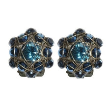 Laden Sie das Bild in den Galerie-Viewer, Konplott Ohrringe Ohrclip Bended Lights blau