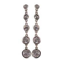 Laden Sie das Bild in den Galerie-Viewer, Konplott Ohrringe EuroWire Ohrhänger Sparkle Twist weiss
