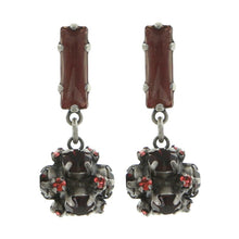 Laden Sie das Bild in den Galerie-Viewer, Konplott Ohrringe Ohrhänger Morgenstern rot