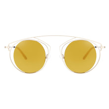 Laden Sie das Bild in den Galerie-Viewer, Liebeskind Berlin Damen Sonnenbrille 10250-00100 GOLD / BRAUN TRANSP