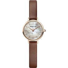 Laden Sie das Bild in den Galerie-Viewer, Bering Damen Uhr Armbanduhr Classic - 11022-564 Leder