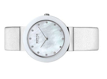 Laden Sie das Bild in den Galerie-Viewer, Bering Damen Uhr Armbanduhr Slim Ceramic - 11435-604 Leder