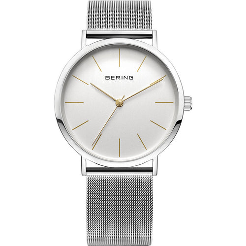 Bering Unisex Uhr Armbanduhr Slim Classic - 13436-001-1 Meshband