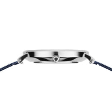 Laden Sie das Bild in den Galerie-Viewer, Bering Herren Uhr Armbanduhr Classic Small Second Blau - 14040-307 Edelstahl