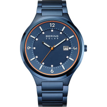 Laden Sie das Bild in den Galerie-Viewer, Bering Herren Uhr Armbanduhr Edelstahl blau 14442-797 Solar