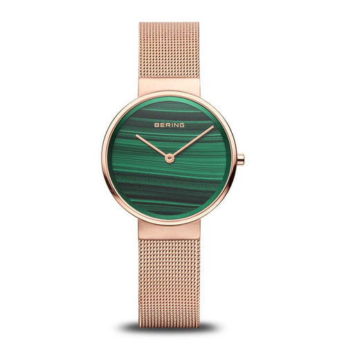 Bering Damen Uhr Armbanduhr Slim Classic - 14531-368-1 Meshband