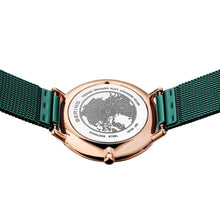Laden Sie das Bild in den Galerie-Viewer, Bering Damen Uhr Armbanduhr Ultra-Slim Grün - 15729-868 Edelstahl