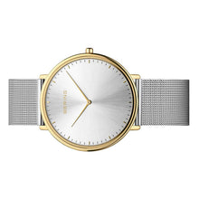 Laden Sie das Bild in den Galerie-Viewer, Bering Unisex Uhr Armbanduhr Ultra-Slim bicolor - 15739-010 Edelstahl