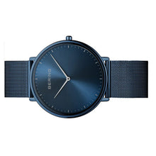 Laden Sie das Bild in den Galerie-Viewer, Bering Unisex Uhr Armbanduhr Ultra-Slim blau - 15739-397 Edelstahl