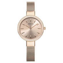 Laden Sie das Bild in den Galerie-Viewer, Bering Damen Uhr Armbanduhr Classic - 16831-366-1 Meshband