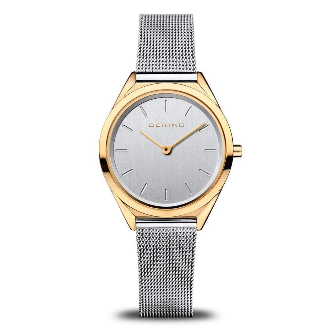 Bering Damen Uhr Armbanduhr Slim Classic - 17031-010-1 Edelstahl