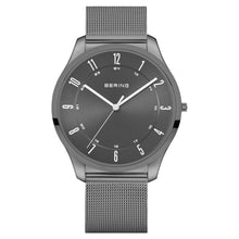Laden Sie das Bild in den Galerie-Viewer, Bering Herren Uhr Armbanduhr Ultra-Slim Grau - 18340-377 Edelstahl