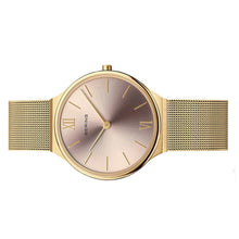 Laden Sie das Bild in den Galerie-Viewer, Bering Damen Uhr Armbanduhr Ultra-Slim Gold - 18434-336 Edelstahl