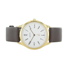 Laden Sie das Bild in den Galerie-Viewer, Aristo Bauhaus 1069 Herren Uhr Edelstahl 1H37 Leder