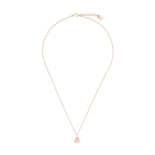 Laden Sie das Bild in den Galerie-Viewer, s.Oliver Jewel Damen Kette Halskette Silber 925 Rosé Zirkonia Blüte 2035511