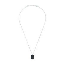 Laden Sie das Bild in den Galerie-Viewer, s.Oliver Jewel Herren Kette Leder Edelstahl silber Anhänger Dog-Tag 2035536