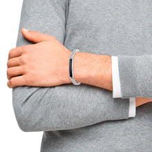 Laden Sie das Bild in den Galerie-Viewer, s.Oliver Jewel Herren Armband Armkette Identarmband Edelstahl silber 2035538