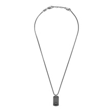 Laden Sie das Bild in den Galerie-Viewer, s.Oliver Jewel Herren Kette Edelstahl grau Anhänger Kompass 2036846