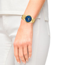 Laden Sie das Bild in den Galerie-Viewer, s.Oliver Damen Uhr Armbanduhr Edelstahl IP Gold 2037710