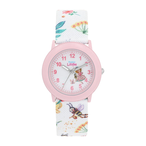 Prinzessin Lillifee Uhr Kinder Armbanduhr Mädchenuhr Textil 2037724