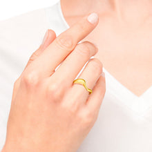 Laden Sie das Bild in den Galerie-Viewer, s.Oliver Jewel Damen Ring Edelstahl IP Gold 203796