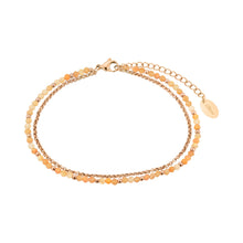 Laden Sie das Bild in den Galerie-Viewer, s.Oliver Jewel Damen Fusskette Edelstahl rotgold 2037980