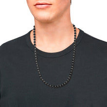 Laden Sie das Bild in den Galerie-Viewer, s.Oliver Jewel Herren Kette Edelstahl silber Beads Achat 2038004