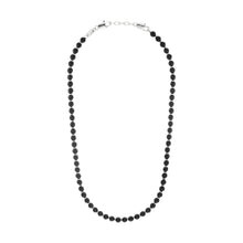 Laden Sie das Bild in den Galerie-Viewer, s.Oliver Jewel Herren Kette Edelstahl silber Beads Achat 2038004