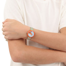Laden Sie das Bild in den Galerie-Viewer, s.Oliver Kids - Boys Quarzuhr Uhr Nylon Dinosaurier 2038608