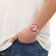 Laden Sie das Bild in den Galerie-Viewer, s.Oliver Kids - Boys Quarzuhr Uhr Nylon Dinosaurier 2038608