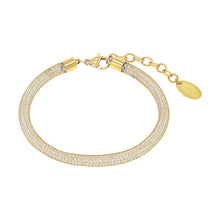 Laden Sie das Bild in den Galerie-Viewer, s.Oliver Jewel Damen Armband Armkette Edelstahl IP Gold Zirkonia weiss 2038857