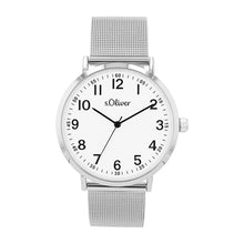 Laden Sie das Bild in den Galerie-Viewer, s.Oliver Herren Uhr Armbanduhr Edelstahl 2040145