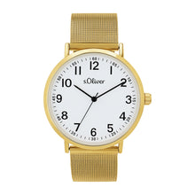Laden Sie das Bild in den Galerie-Viewer, s.Oliver Herren Uhr Armbanduhr Edelstahl 2040146