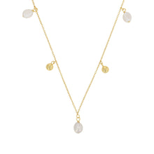 Laden Sie das Bild in den Galerie-Viewer, s.Oliver Jewel Damen Kette Halskette Silber 925 gold Perlen 2040597