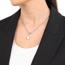 Laden Sie das Bild in den Galerie-Viewer, s.Oliver Jewel Damen Kette Halskette Silber 925 Perle 2040600