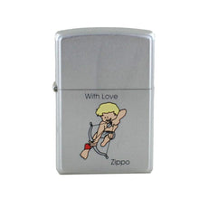 Laden Sie das Bild in den Galerie-Viewer, Zippo Feuerzeug Modell 205 / 852.576 ZIPPO CUPID -BOW/ARROW