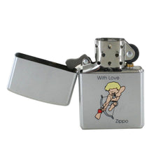 Laden Sie das Bild in den Galerie-Viewer, Zippo Feuerzeug Modell 205 / 852.576 ZIPPO CUPID -BOW/ARROW