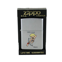 Laden Sie das Bild in den Galerie-Viewer, Zippo Feuerzeug Modell 205 / 852.576 ZIPPO CUPID -BOW/ARROW