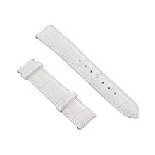 Laden Sie das Bild in den Galerie-Viewer, Ingersoll Ersatzband für Uhren Leder weiss Kroko 18 mm