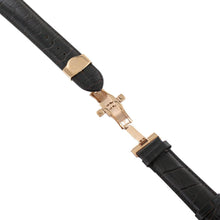 Laden Sie das Bild in den Galerie-Viewer, Ingersoll Ersatzband für Uhren Leder braun Kroko Faltschl. Rosé 22 mm