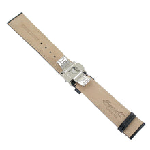 Laden Sie das Bild in den Galerie-Viewer, Ingersoll Ersatzband für Uhren Leder blau Kroko Faltschl. 24 mm