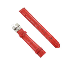 Laden Sie das Bild in den Galerie-Viewer, Ingersoll Ersatzband für Uhren Leder rot Kroko Faltschl. Si 16 mm