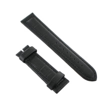 Laden Sie das Bild in den Galerie-Viewer, Ingersoll Ersatzband für Uhren Leder schwarz Kroko 22 mm
