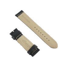 Laden Sie das Bild in den Galerie-Viewer, Ingersoll Ersatzband für Uhren Leder schwarz Kroko 22 mm